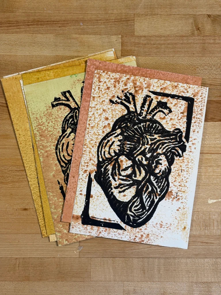 Heart Block Print